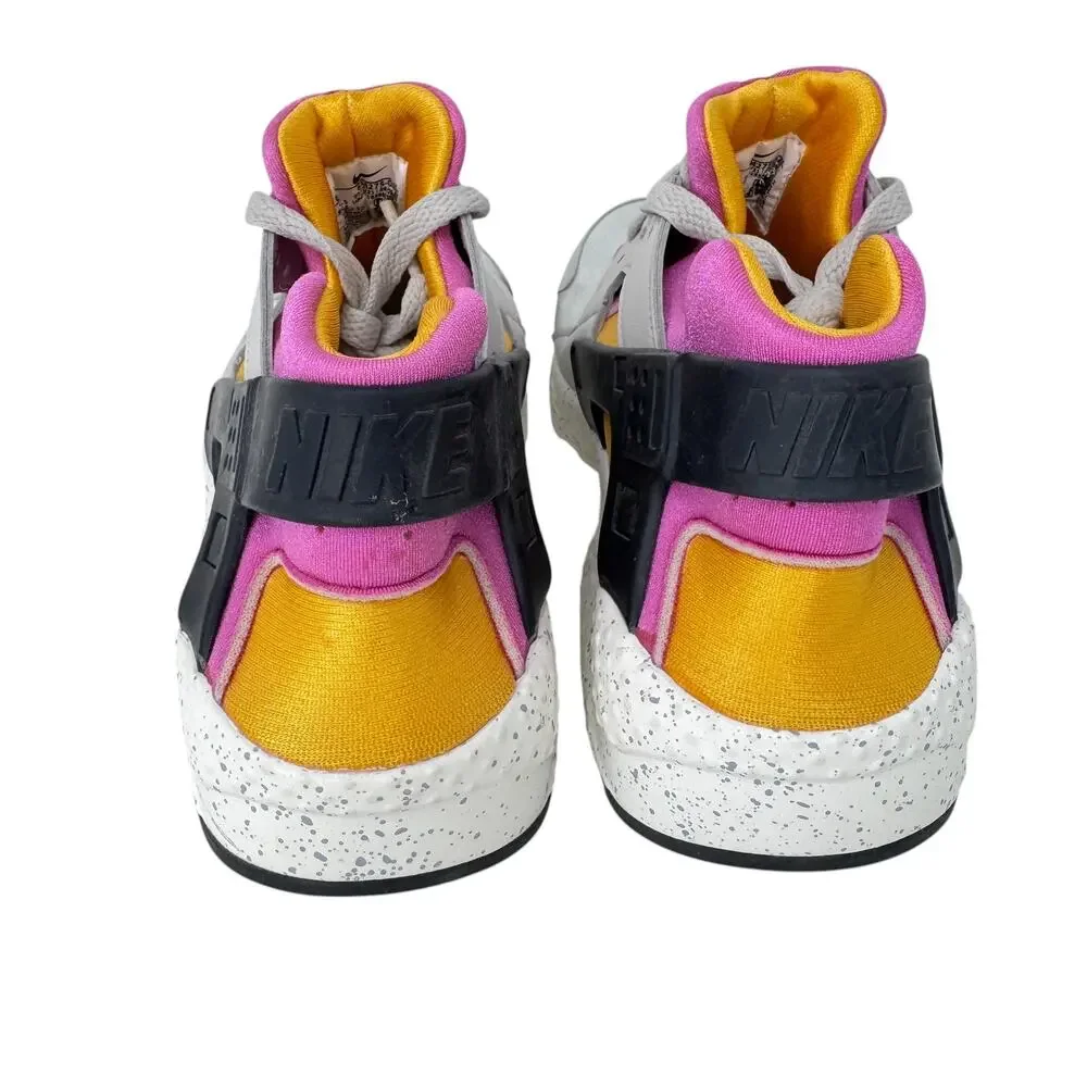 Nike Huarache Run Grade-School Running Shoes 6.5Y Light‎ Bone/Pink 654275-043